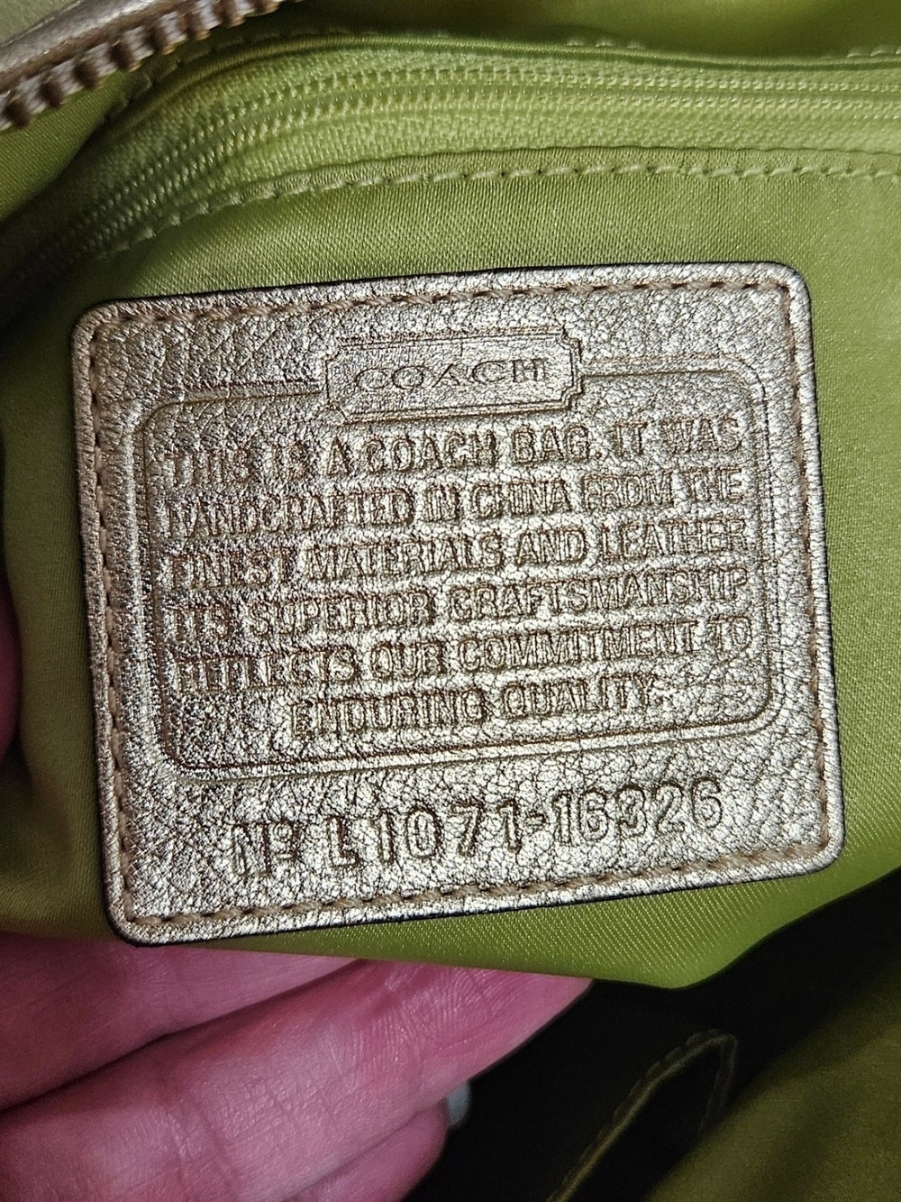 Coach LEGACY POPPY 2010 SET with Matching Wristlet - Picture 10 of 14